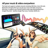 Double Din Car Stereo - Corehan 10.1 inch Touchscreen Android 10 Car Radio with Bluetooth WiFi GPS Navigaion System (2GB Ram 16GB ROM)